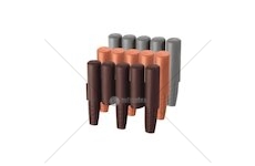 Plastový obrubník - palisáda 2,7m, 155mm PALISADE