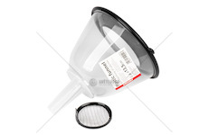 Plastový trychtýř s polovičním krytem a filtrem 13,5 cm AMIO-04042
