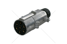 Plug, coiled cable SPINA 7P/24V ISO 1185 AL CONTA ASTON JAEGER