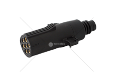 Plug, coiled cable SPINA 7P/24V ISO 1185 CONTATTI FASTON US JAEGER