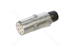 Plug, coiled cable SPINA 7P/24V ISO 3731 AL CONTATTI FASTON JAEGER