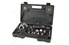 Pneumatická přímá bruska s příslušenstvím 21 ks GEKO