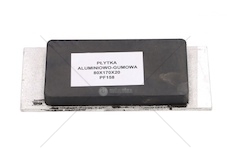 PODKLADKA ALUM-GUMOWA 80X170X20 MULDY  PF158