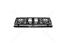 Podložka pod SPZ - Černá flexibilní