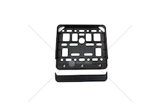 Podložka pod SPZ - skuter, motorower čierna