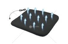 Podsedák s ventilací USB 5V 44x42cm COMPASS