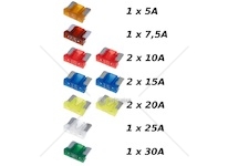 Pojistka nožová minival - sada 10ks /5a-7,5a-10a-15a-20a-25a-30a/ 0134394_A