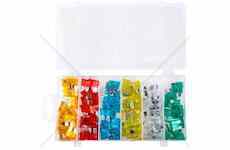 Pojistka nožová - sada 10a/ 15a/ 20a/ 25a/ 30a - 120 ks c0404_A