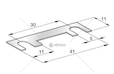 Pojistka tavná 30A 41mm