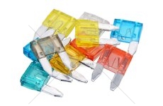 Pojistky automobilové, nožové, mini 10ks COMPASS