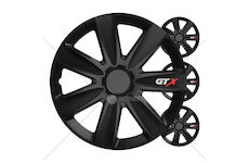 Poklice GTX 16” černý karbon sada 4ks COLOR BOX