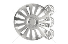 Poklice Luxury 13” stříbrná sada 4ks COLOR BOX