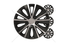 Poklice Rapide 15” černo - stříbrná sada 4ks COLOR BOX
