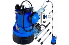 Ponorné plastové čerpadlo do sudu, 400 W, s plovákem - GEKO