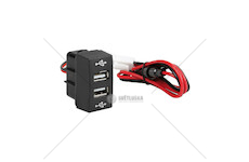 PORT USB 12/24V MB MP4,DO ZABUDOWY 2XUSB LAMPA LAM97967