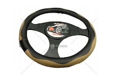 Potah na volant 39-41cm černo/béžová