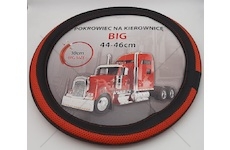 Potah na volant TRUCK 44-46cm černo/červená