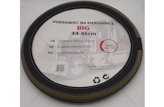 Potah na volant TRUCK 44-46cm černo/hnědá