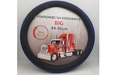 Potah na volant TRUCK 44-46cm černo/modrá