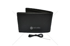 Potah volantu šněrovací, černý 38-39 cm