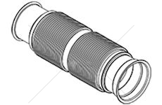 Potrubí výfuku DAF EURO 6 začátek DINEX DIN2AA004