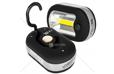 Pracovní lampa COB + 3x LED magnetická a háček - GMP