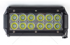 Pracovní LED světlo rampa 12LED CREE, 10-24V, 36W, 165mm, homologace