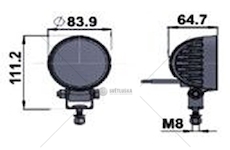Pracovní světlomet HELLA 1G0 357 000-001