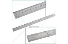 Pravítko nerezové 30 cm, metrická i palcová stupnice GEKO