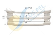 Přední kapota SCANIA R500  HORNÍ ČÁST COSPELU COS103.48122