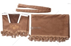 Přední záclonky DAF XG hnědé+hnědé ZAS/PR/XG/BRAZ/BRAZ