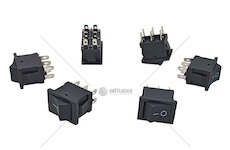 Přepínač kolíbka dvoupolohový 6A, vypnuto-zapnuto