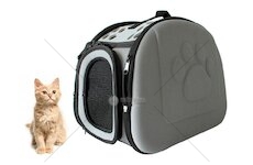 Přepravní taška pro zvířata šedá