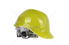 Přilba ochranná, nastavitelná, žlutá - GEKO