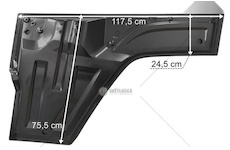 Prodloužení dveří DAF XG/XG+ 2021 pravé Lamiro 55121-103EX