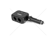 Prodlužovací zásuvka 2x USB-A 1x USB-C 12/24V 100W 180° AMiO-04357
