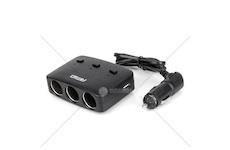 Prodlužovací zásuvka 2x USB-A ON/OFF LED 12/24V 100W 70cm AMiO-04363