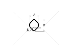 Profil citron 48x57,5x4 ( vnější L46,L05,L67,L56,L06) B-60320L3