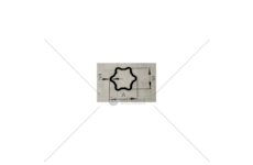 profil hvězda 71,5x57,5x5 ( vnější T09 ) B-60220T10