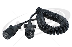 Propojení elektrické hlavní 7pin 24v, typ n, 4500mm plast 0013027_A