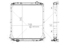 Radiator, engine cooling EUROTRAKKER MP 720 E37 Titanx
