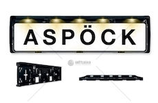 RAMKA TABLICY REJESTRACYJNEJ ASPOCK A36-3704-177