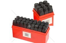 Raznice písmena a číslice, sada razidel 36 ks, 10 mm MAR-POL