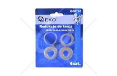 Redukční kroužky pro pilové kotouče s otvorem 32 mm, sada 4 ks GEKO