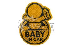 Reflexní dekor BABY IN CAR