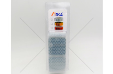 Reflexní páska konturová bílá 4m přerušovaná III. generace