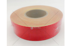 Reflexní páska konturová červená 50m I.generace