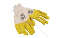 REKAWICE ROBOCZE POWLEKANE GUMA ZOLTE 11  1011-11