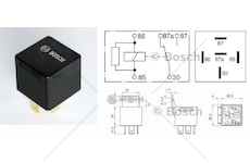 Relé přepínací 24v/20a 5-pin daf, iveco, man 0024289_A