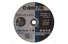 Řezný kotouč 230×2,5×22,2 mm, na kov - MAR-POL